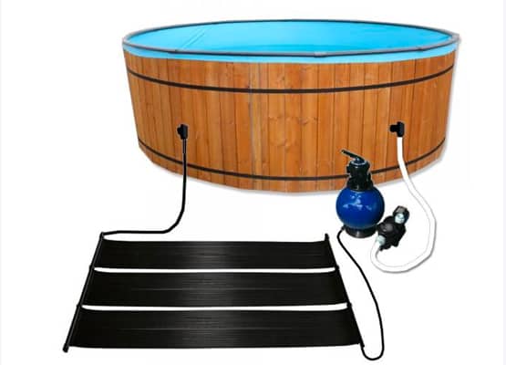 Installation de chauffage solaire pour piscine pour piscine hors-sol